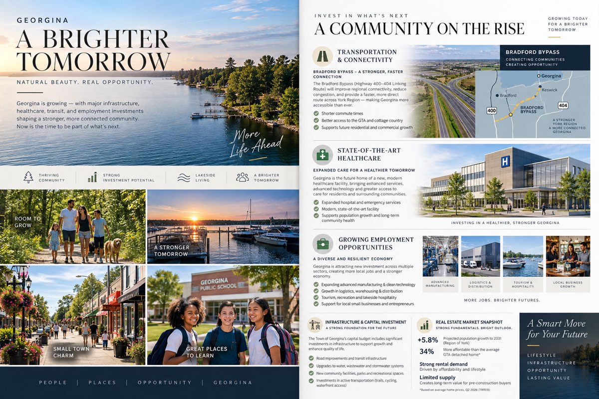 Georgina real estate investment opportunity — infrastructure growth, population expansion, and appreciation data